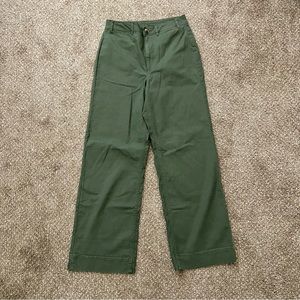 Old Navy High-Waisted Wide-Leg Cropped Chino Pants